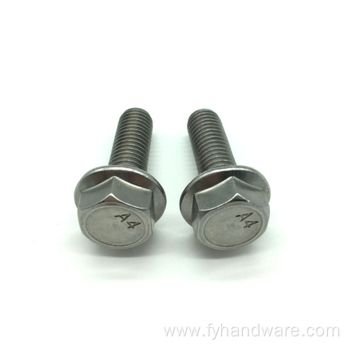 M24 stainless steel hex flange bolt for sale